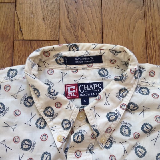 Image of Ralph Lauren Chaps shortsleeve button up