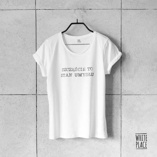 Image of koszulka / szczęście to stan umysłu