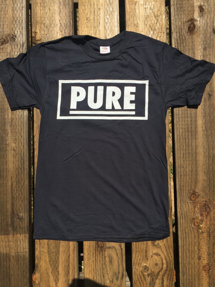 Image of Pure - "Bay Area Straight Edge" Black shirt