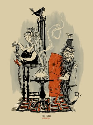 Twits Art Print