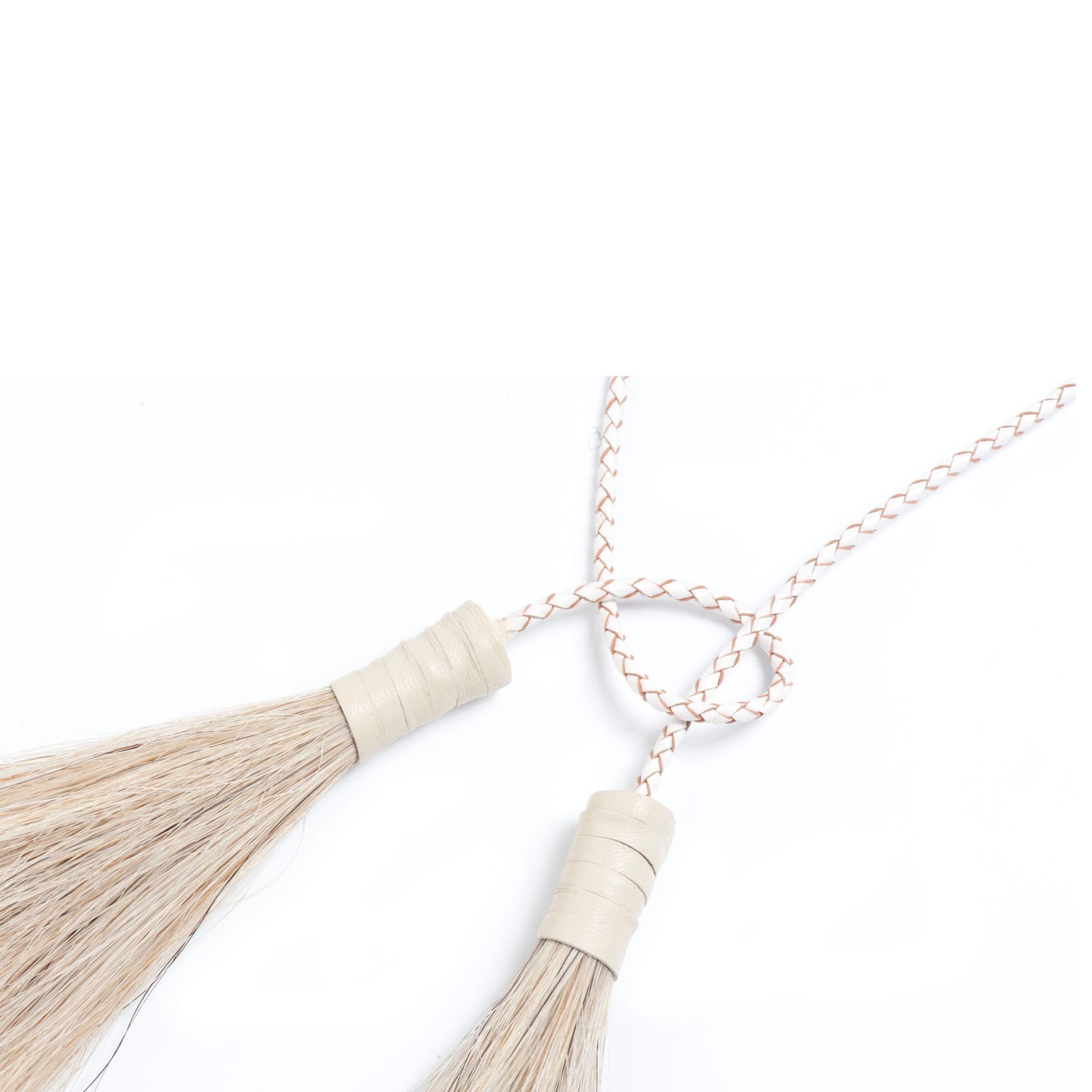 Double hot sale tassel necklace