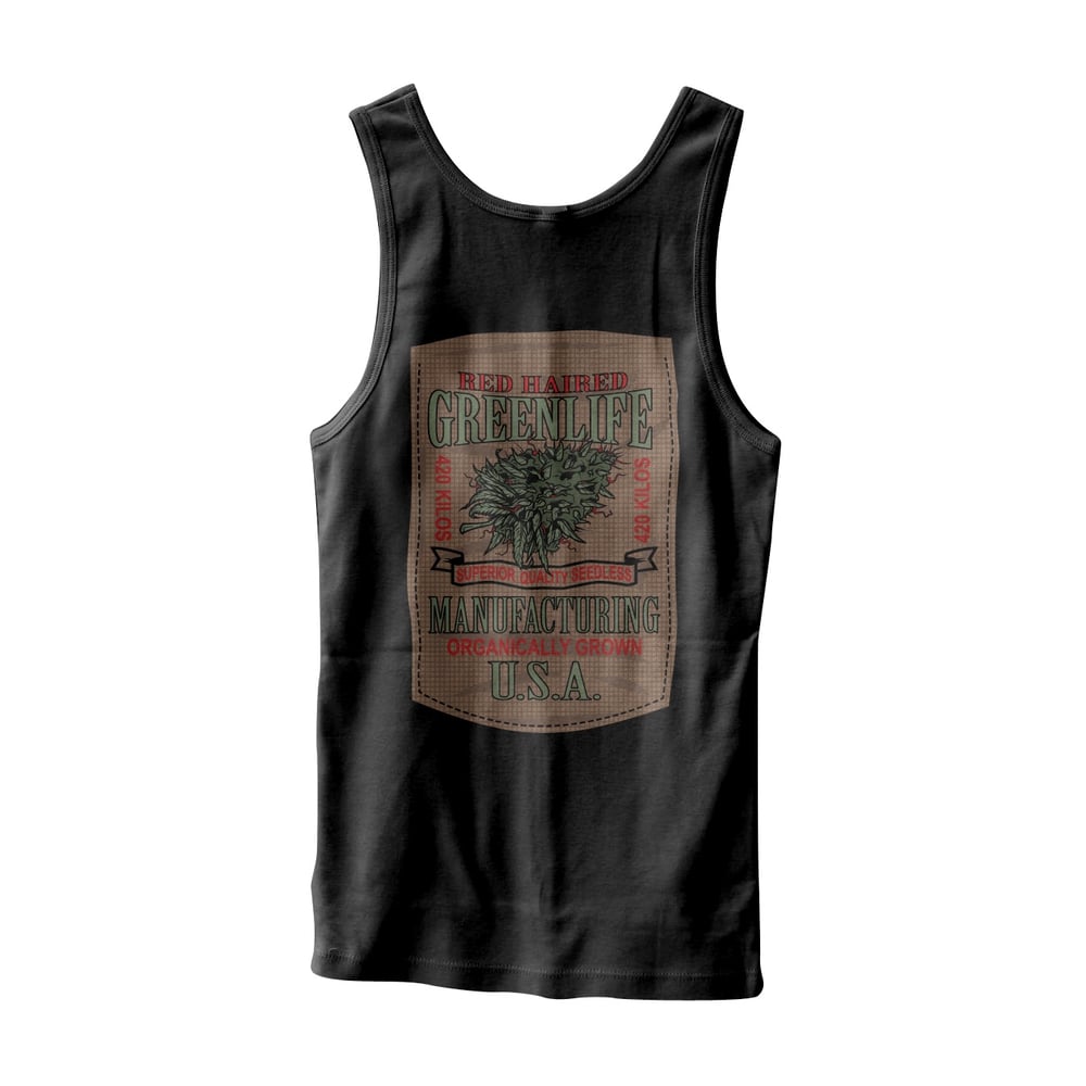 Image of The 420 Burlap Sack Tank in Black