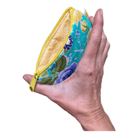 Image 2 of Lined Zip Coin Purse