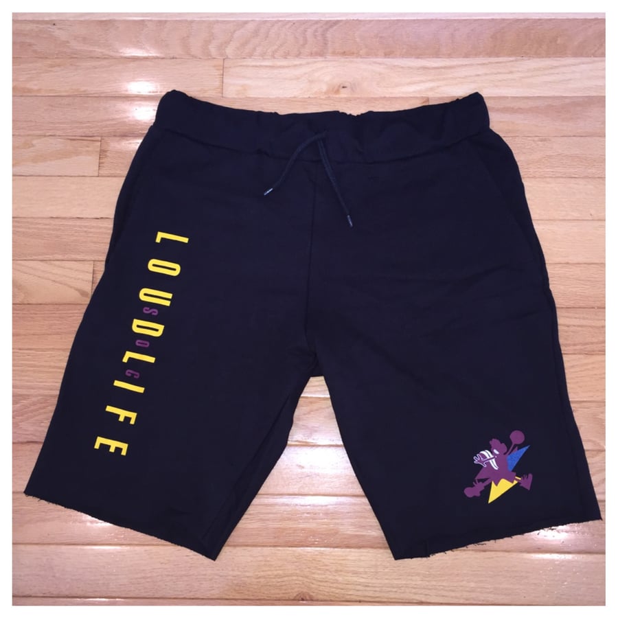 Image of *Limited Edition Air Louie "Skunkman" Cutoff Sweatshorts