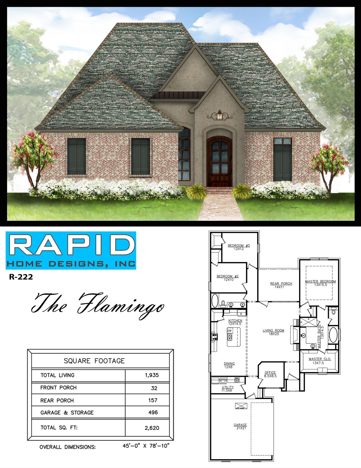 The Flamingo 1935sf Rapid Home Designs   R222 Flamingo 