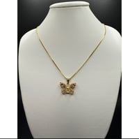 Image 3 of Virgencita Butterfly Necklace 