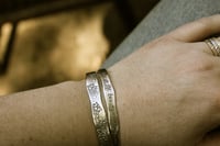 Image 3 of sterling silver rumi quote cuff . out beyond ideas cuff 