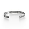 sterling silver Rumi quote cuff 