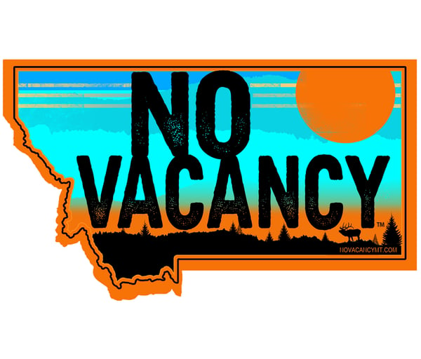 Image of No Vacancy MT Bumper Stickers