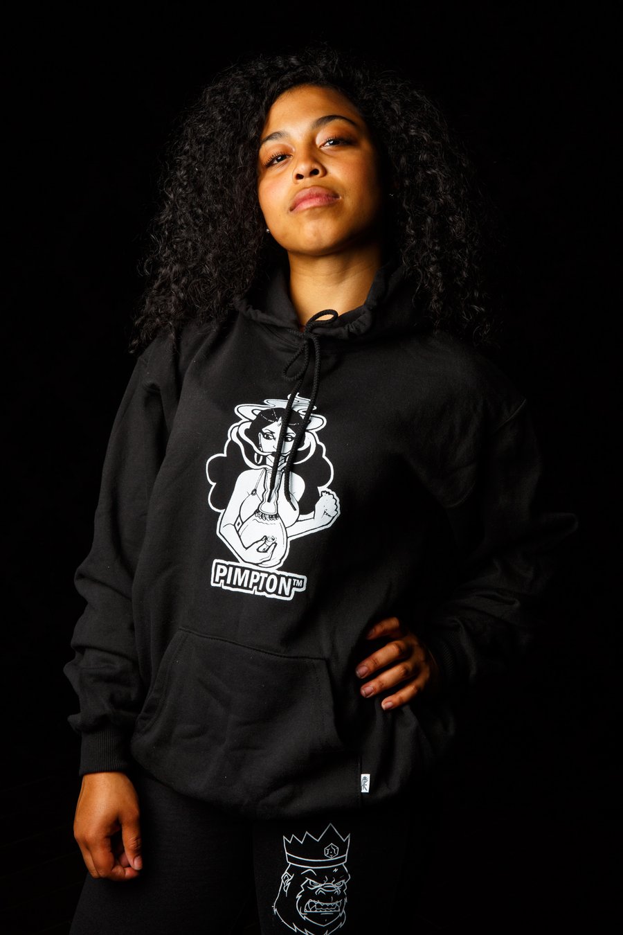 Image of PIMPTON™ Hookah-Girl Hoodie