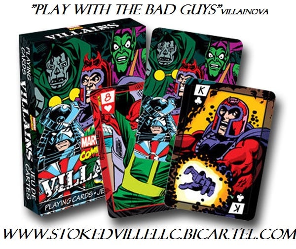 Marvel Villain/Avenger playing cards