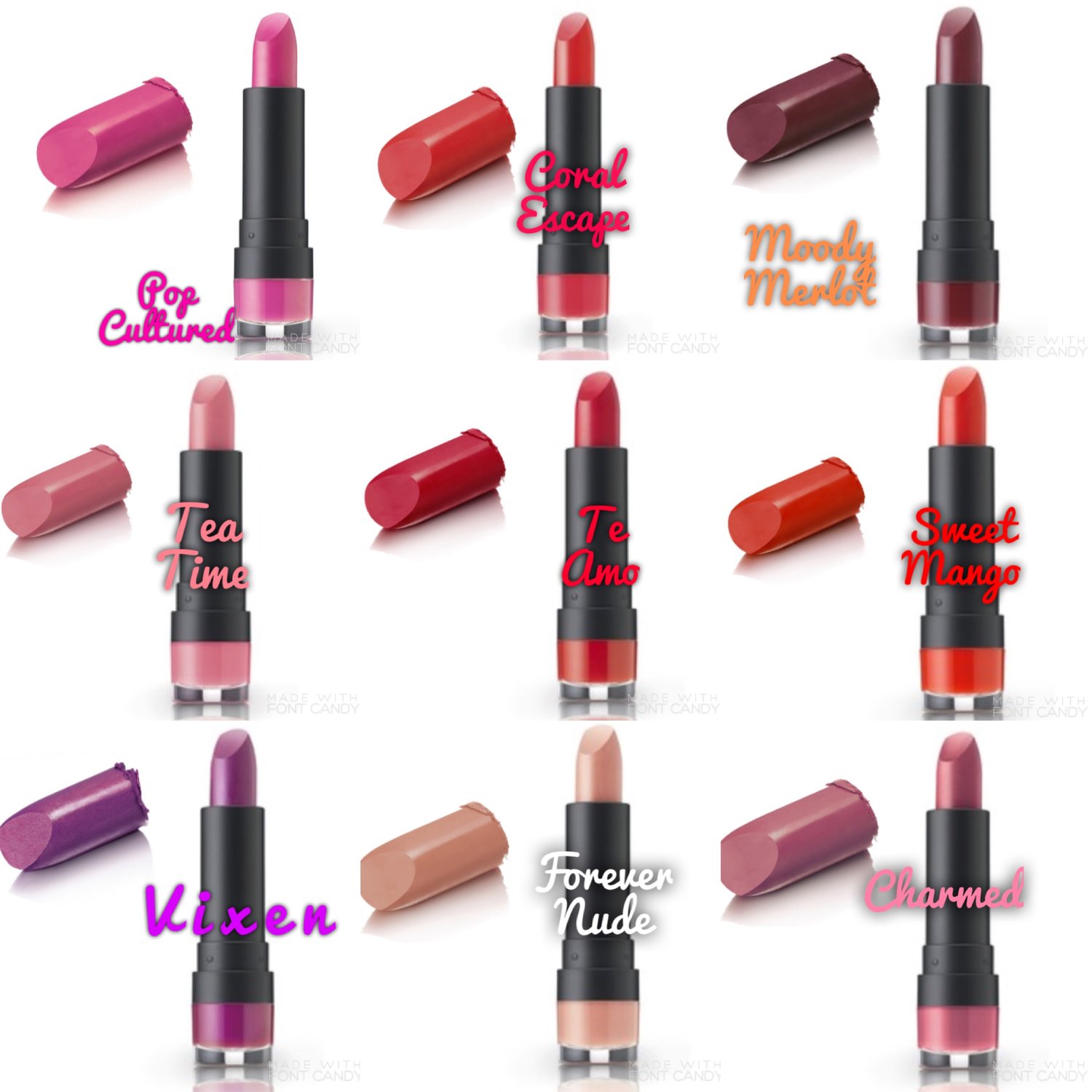 Glam Lyfe Cosmetics Bh Creme Lux Lipsticks