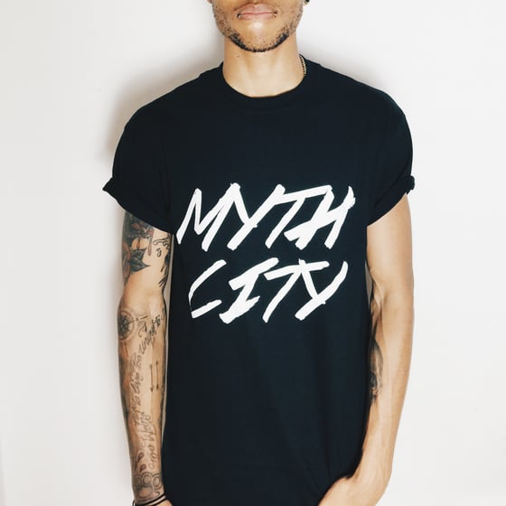 Image of Myth City Black Logo T-Shirt