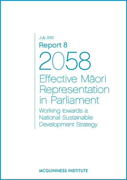 Image of Report 8 – Effective Maori Representation in Parliament