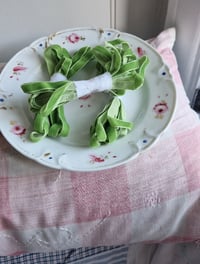 Image 1 of Pretty Green Velvet Ribbon