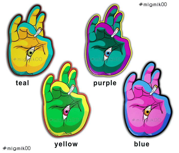 Image of Earth Mudra sticker