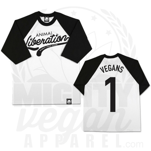 Image of ANIMAL LIBERATION BASEBALL TEE