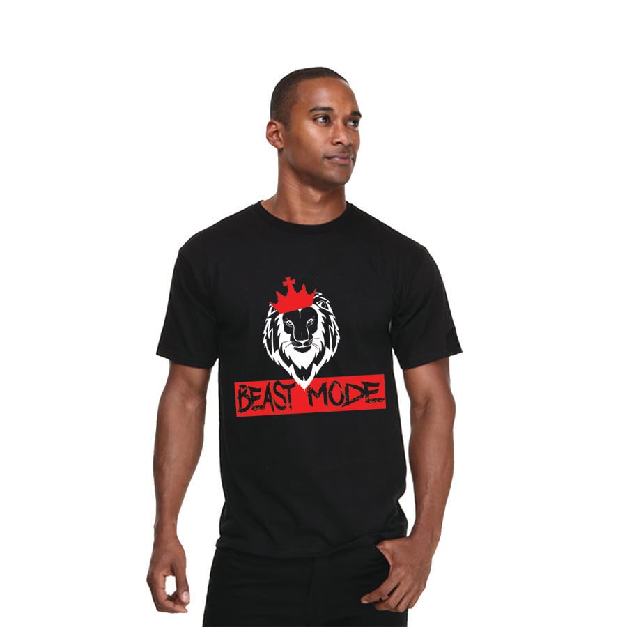 Image of BEAST MODE MENS BLACK TEE