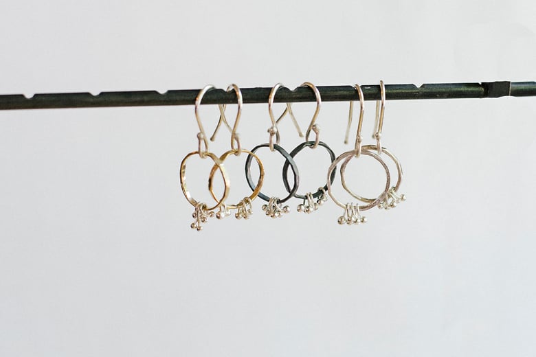 Image of Freya circle earrings