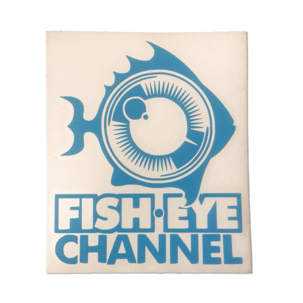 Image of Fisheye Channel  Vinyl Cutout Sticker