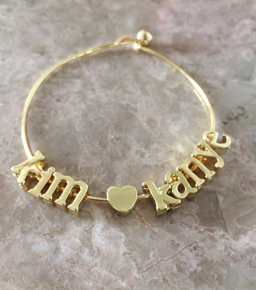 Image of Gold Personalized Bracelet