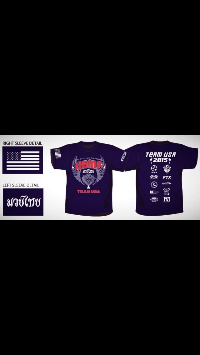 Image of Official 2015 USMF TEAM USA Fundraising Shirt