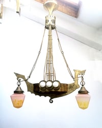Image 2 of Art Nouveau Chandelier