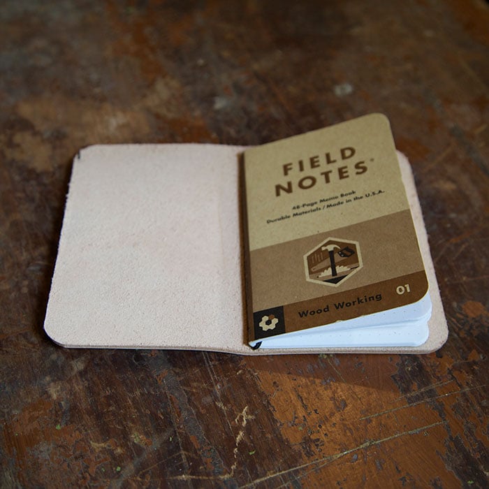 Image of Single Field Notes Slimline Leather Cover