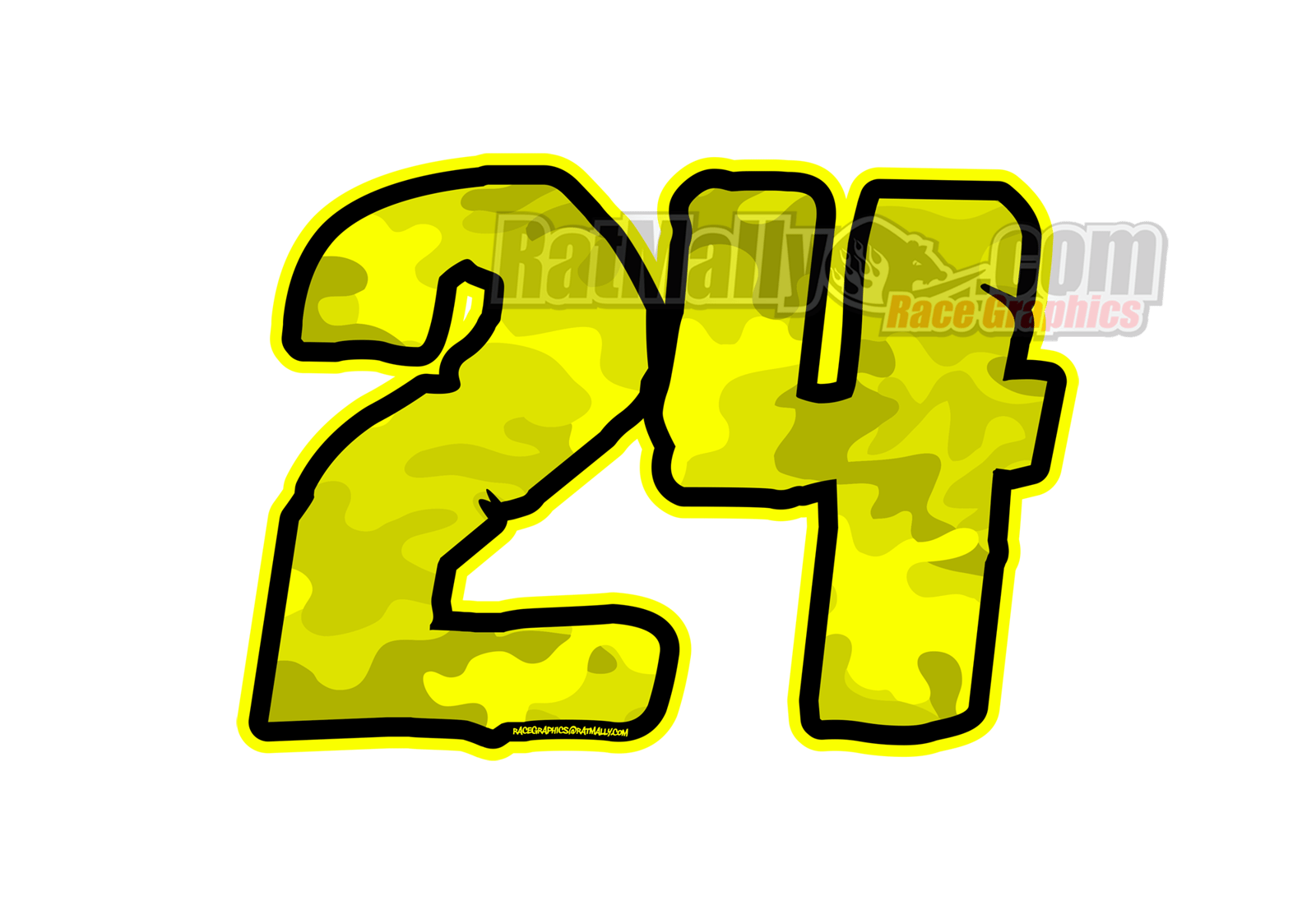Camo-Flo Edition Race Numbers / RatMally Graphics