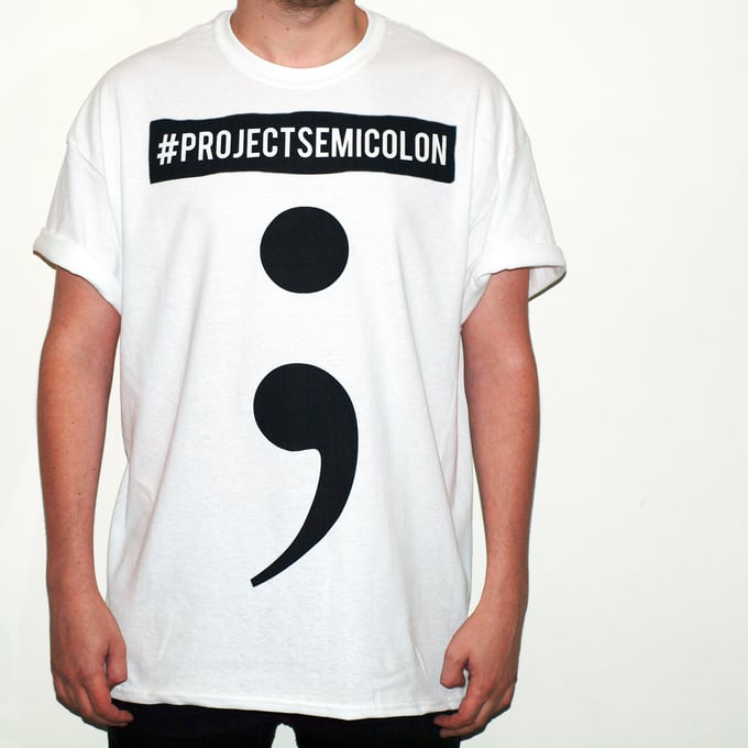 Image of Project Semicolon T-shirt
