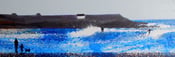 Image of Breakers and Surfers, Constantine Bay, Cornwall