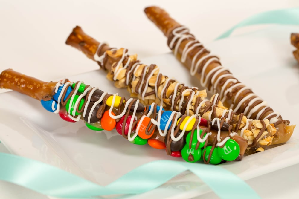 Image of Caramel Dipped Pretzel Rods