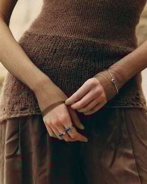 Image of LOWOOL - Dew Silver Bracelet