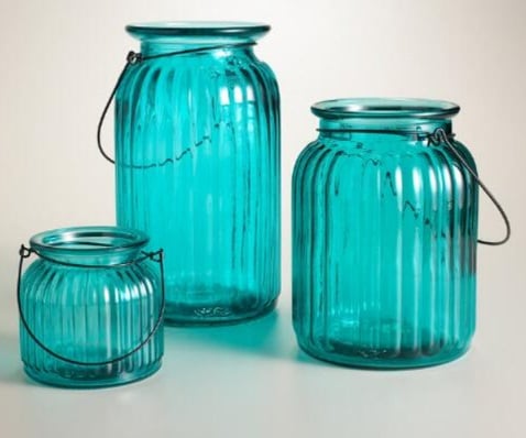 Image of Glass Lantern Candleholder