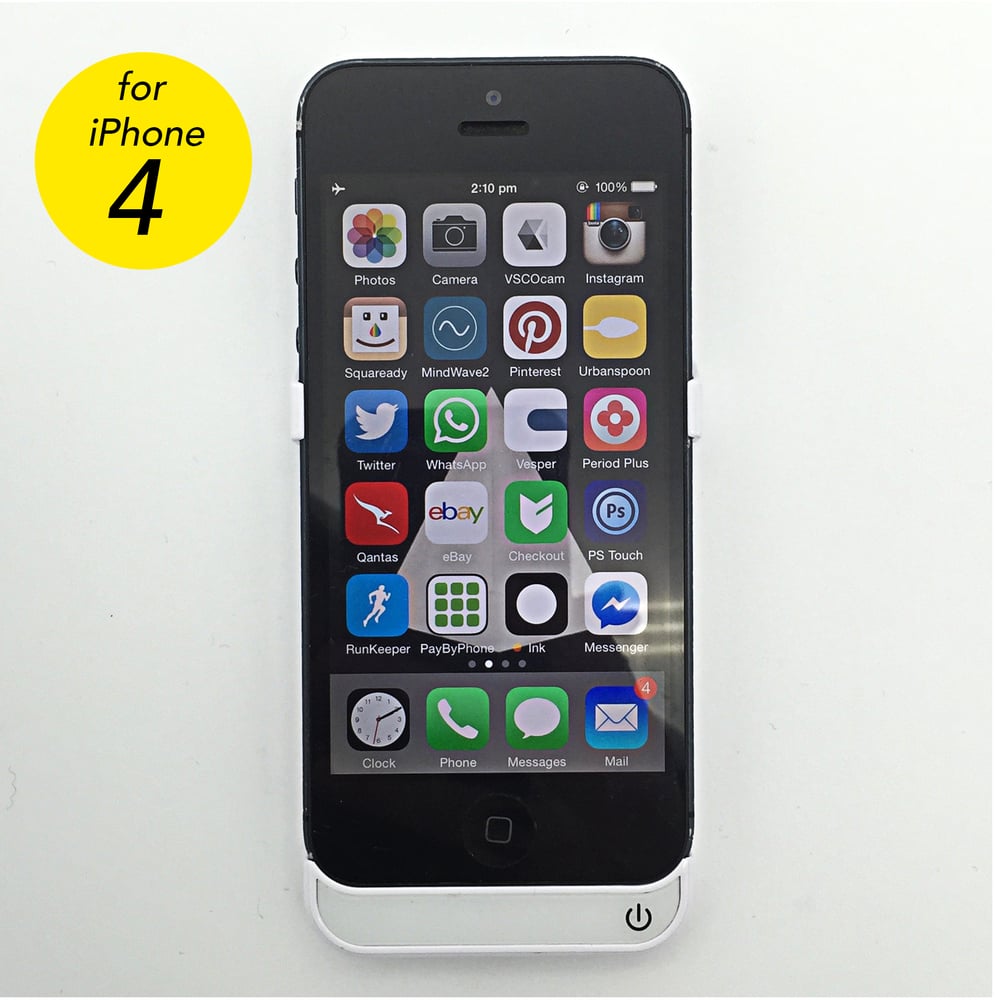 Image of iPhone 4 Battery Case ~ free shipping! 