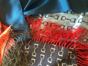 Image of Silk fringed scarves of gorgeous luxe