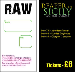 Image of 9th May - Reaper In Sicily - Glasgow Cathouse