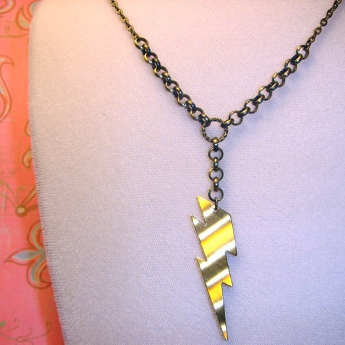 Image of Golden Lightning Necklace