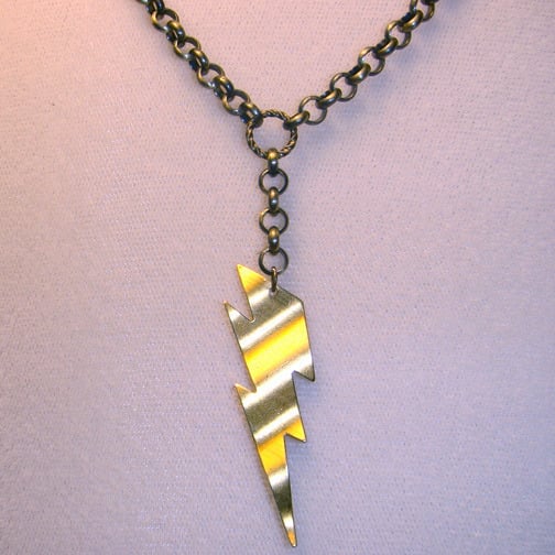 Image of Golden Lightning Necklace