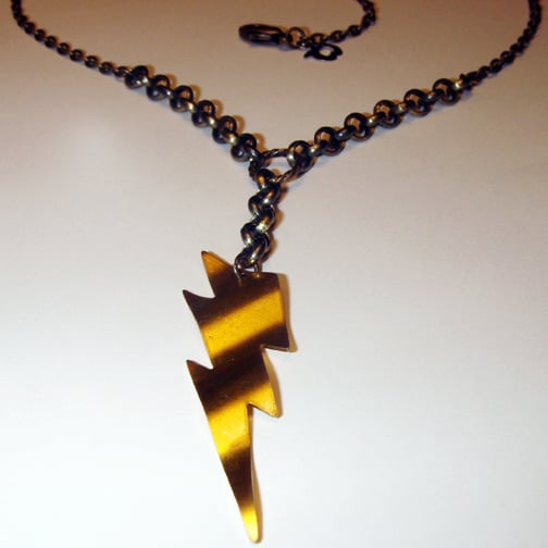 Image of Golden Lightning Necklace