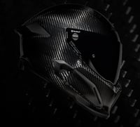 Carbon fiber race helmet 