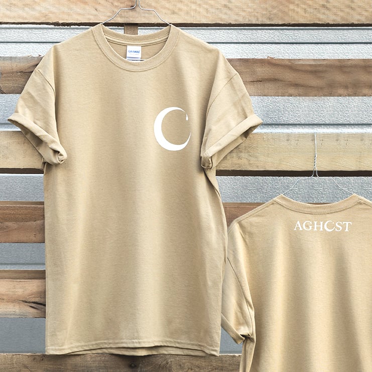 Image of "BASIC CRESCENT SAND" - T-Shirt