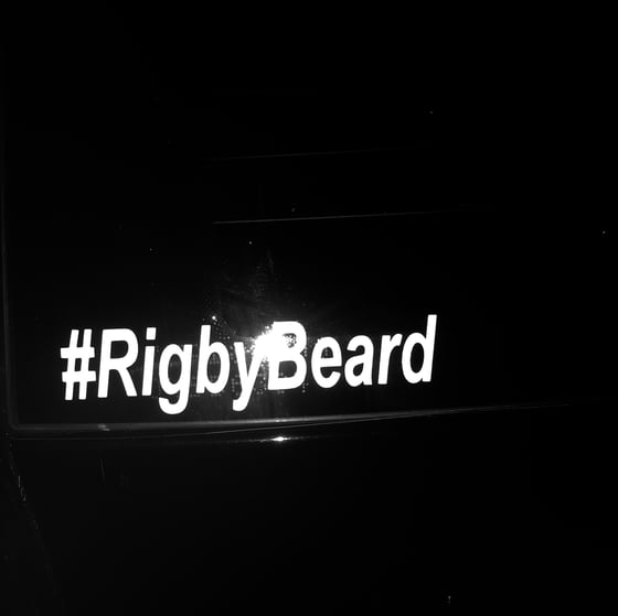 Image of #RigbyBeard sticker