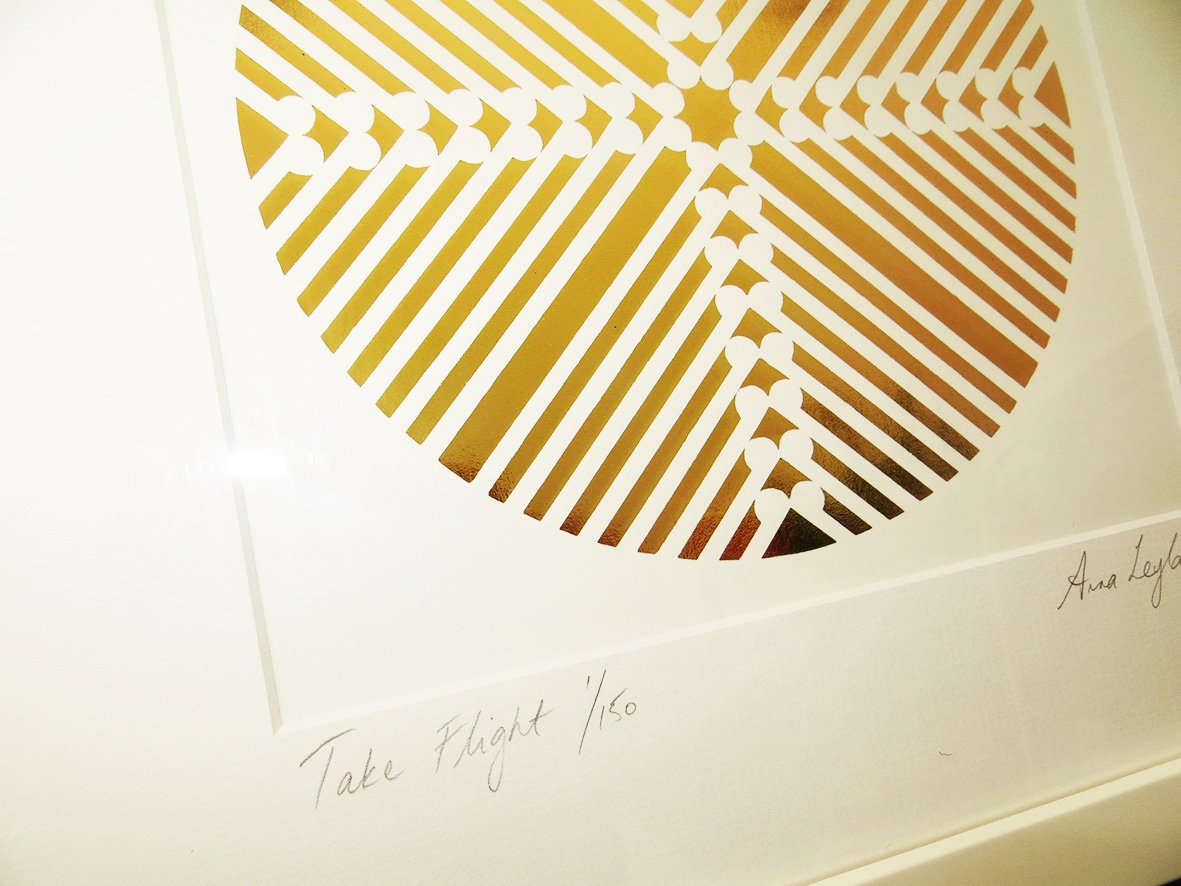 Image of 'Take Flight' Limited Edition Gold foil Print