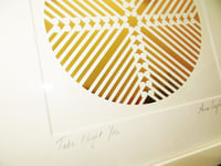 Image 3 of 'Take Flight' Limited Edition Gold foil Print