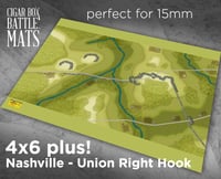 Image 1 of The Battle of Nashville - A Union Right Hook - ADF - 4x6 plus #222