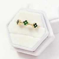 Image 2 of Green Clover Ring