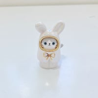 Image 7 of Glow in dark bunny cat in an egg jewelry box