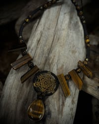 Tigerseye Merkaba necklace 