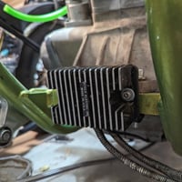 Image 3 of Regulator/Rectifier Mount Black for Harley Big Twin 36-99